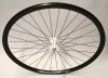 28" Laufradsatz Novatec Fixie white - Rigida DP18 - schwarz -fixed/fixed