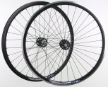 28" Novatec Fixie Wheels - FLIP FLOP - Ryde DP18- komplett schwarz